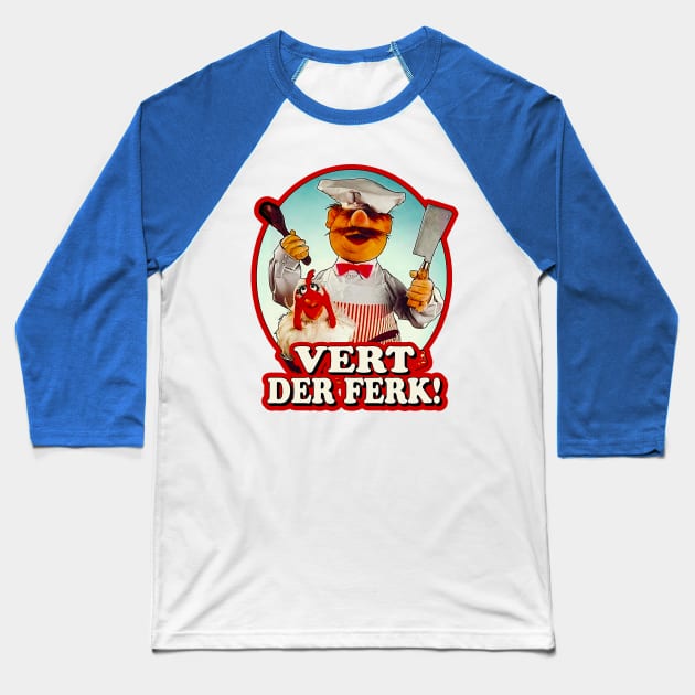 Vintage Chiken Vert Der Ferk Baseball T-Shirt by Sidomulyostore